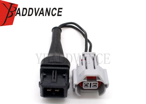 Rubber Boot Auto Wiring Harness Plugs 2 Pin Nippon Denso Female To EV1 For Car