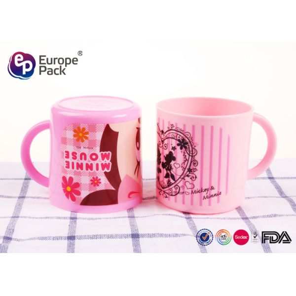 Personalised Childrens Plastic Cups Pp Material Pantone Color 10.0 x 7.0 x 7.8 cm