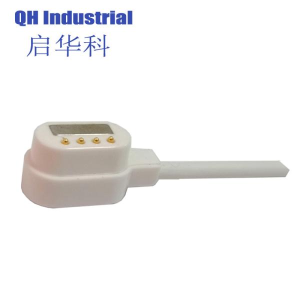 4Pin South Africa Rohs Standard Lcd Solder Cup Spring Load Pin Magnetic Charging Connectors