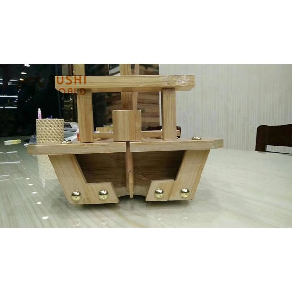 Impress Your Guests with a Wooden Sushi Boat Bridge Lantern at Your Next Dinner Party