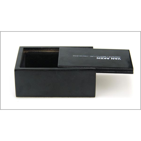 Custom Black Wooden Medium Dice Packaging Box for 9x6.7x3.8cm Dice Cup Box