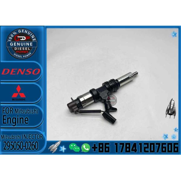 Hot Selling New Condition ME306476 Common Rail Diesel Fuel Injectors 295050-0260 for Mitsubishi Fuso 6M60-9AT EURO 5 Standard
