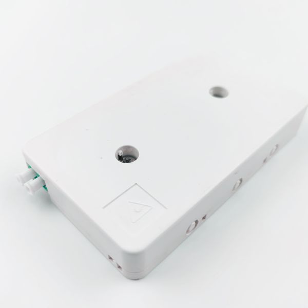 FTTH Network Fiber Optic Cable Socket Panel 2 Cores LC APC Plastic Faceplate 116*69*19 mm