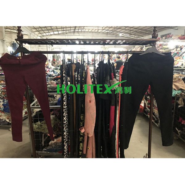 Fashionable Used Winter Clothes Ladies Winter Stretch Pants For Iraq