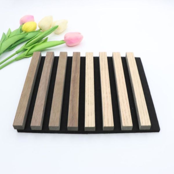 Звукоизоляция поглощает панели стены предкрылка доски любимца Мдф акустические деревянные