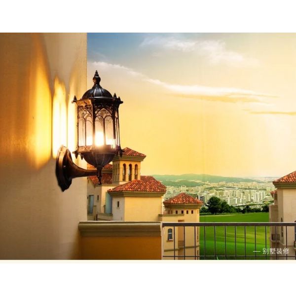 Retro Outdoor Waterproof Antirust E27 Wall Lamp Garden Gateway wall Sconce(WH-VR-123)
