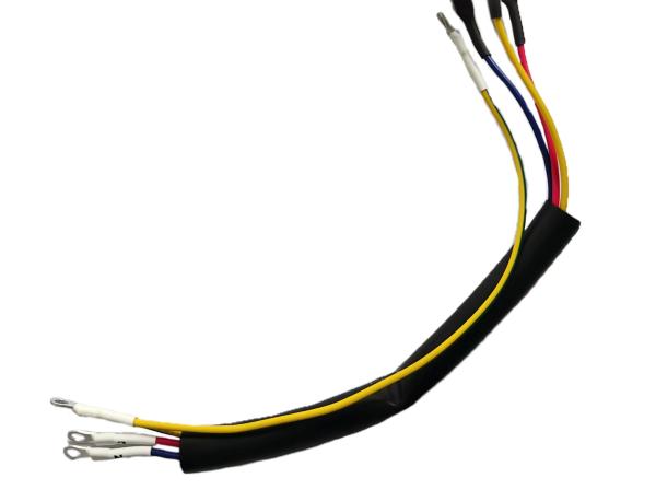 Três comprimento do cabo 240mm da alimentação de DC de Pin Plug Power Supply Harness