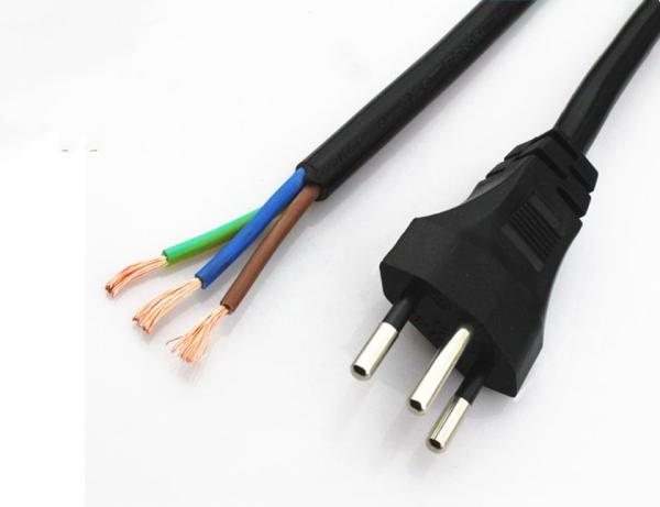Switzerland SEV copper extension Power Cord 18AWG 10A/250V 1.5m-10m Connector