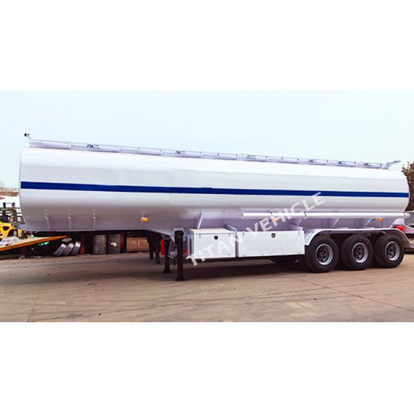 TITAN 3 Axle 42000 Liters Fuel Tank Semi Trailer Oil Diesel Fuel Tanker Trailer for Sale in Ghana