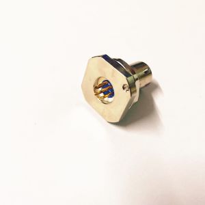 Y50X-0807ZK14 7 Pin Female Bayonet Connector with Aluminum Alloy Body and 1500V Withstand Voltage Panel Mount Receptacle