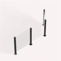 Balcón barandillas de aluminio de vidrio mangueras escaleras para cubiertas atrios