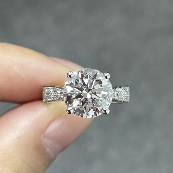 18K настоящее золото лабораторно выращенные бриллиантовые кольца IGI сертифицированы для помолвки свадьбы