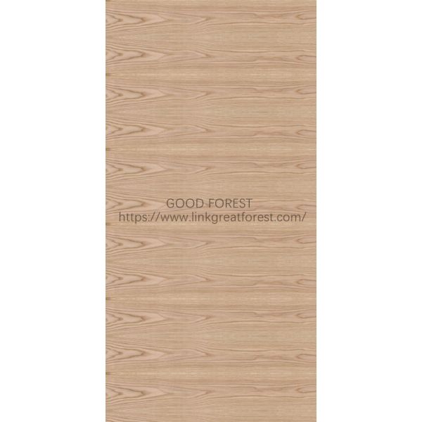 MDF Faced Natural Oak Crown Wood Veneer 2440/2745mm Lengthened Size Grade E0/E1 From China Manufacturer