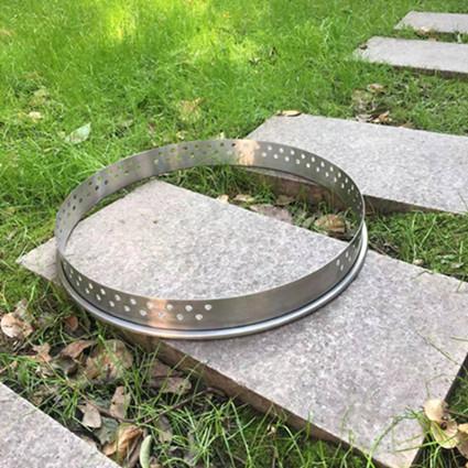 201 Stainless Steel Ring Insert 15 Inch Heat Insulation Fire Pit Accessory