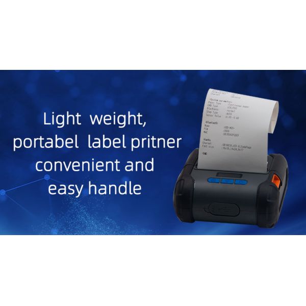 Принтер с 0,96 дюймовым OLED-дисплеем и регулируемым бумажным модулем