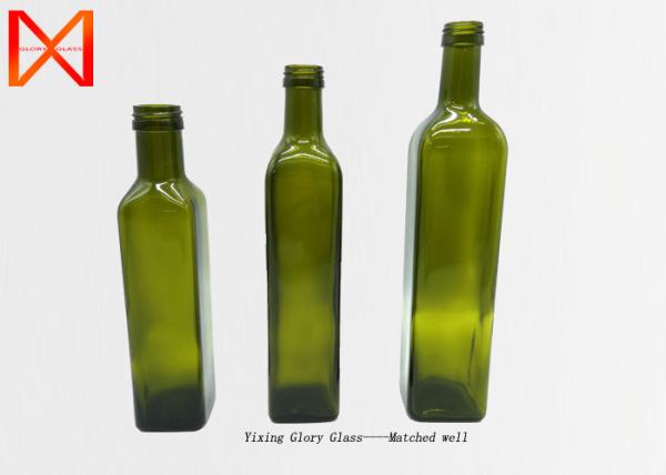 Non Scratch Empty Olive Oil Bottles , Fancy Olive Oil Bottles Without Bubble