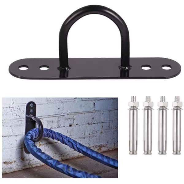 300 кг грузоподъемность Углеродистая сталь Велосипедная настенная якорь для боевых веревок/резистентных лент