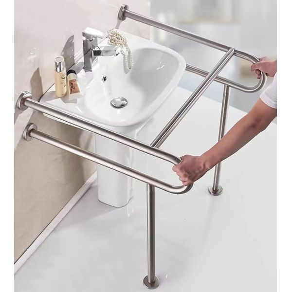 Stainless Steel 304 Bathroom Safety Grab Bar For Pregnant Women Barrier Free
