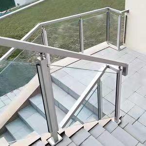 Customizable Glass Railing System Space Saving Design with Easy Installation and Stylish Customization