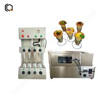 Machine à faire des cônes de pizza machine à faire des cônes de crème glacée machine à faire des cônes de pizza automatique