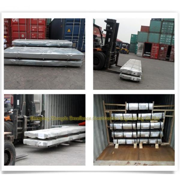 Анти- гофрированный ржавчиной гальванизированный толь металла настилающ крышу листы крыши цинка листов