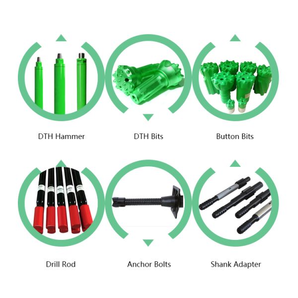 Сплющенная высокая износостойкость добычи угля короткой юбки 38мм стали углерода бурового наконечника 11° кнопки