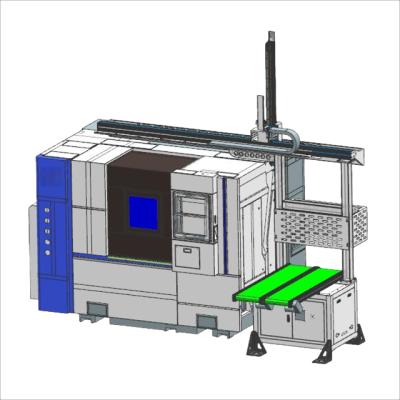 High Speed CNC Lathe High Precision Automation Production Line Equipped with