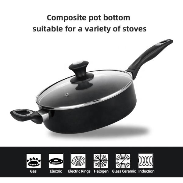 High Quality Non Stick Aluminum Cooking Pot Set Kitchen Pans And Pots With Bakelite Handle