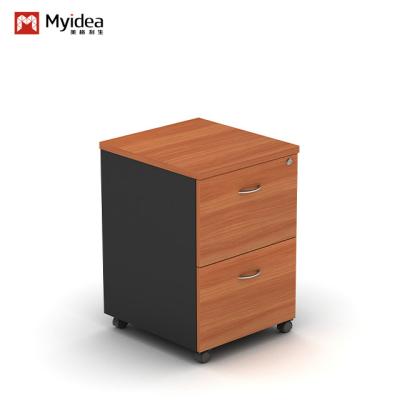 Combinaison personnalisable et pratique Cabinet fixe verrouillable pour bureau, Cabinet bas bord de bureau simple avec tiroirs