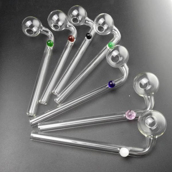 Various Colored Scientific Glass Smoking Pipe Multi Design OEM/ODM Available