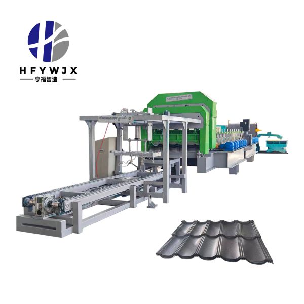 Intelligent Control 16-21 Roll Glazed Tile Roll Forming Machine 1110  Full Automatic