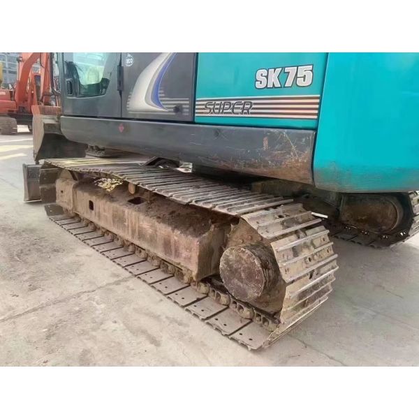 Construction Used Kobelco Excavators Sk75 Digger 7Ton Used Small Excavator