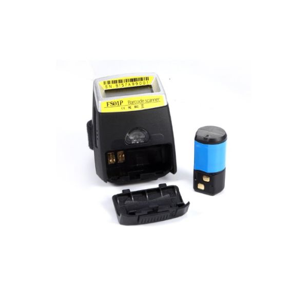 32bits  IOS Android Mini Portable Ring Barcode Scanner Bluetooth With 550mA Battery