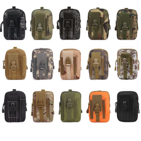 Waterproof Portable Nylon CANDY Pattern Waist Bag Perfect for Active Individuals