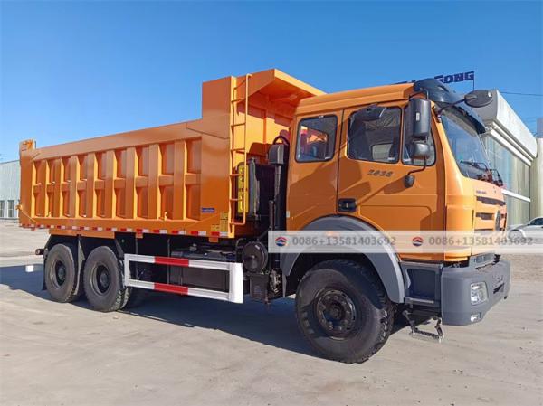 Weichai Power Engine Beiben 6x4 Tipper Truck 10 Tires 23 Ton Dump Truck
