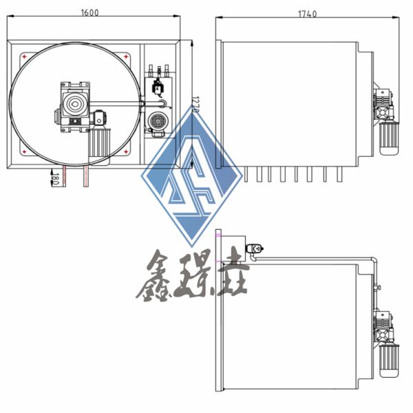 After Service Video technical support 10 ton flake ice machine 780*750*660