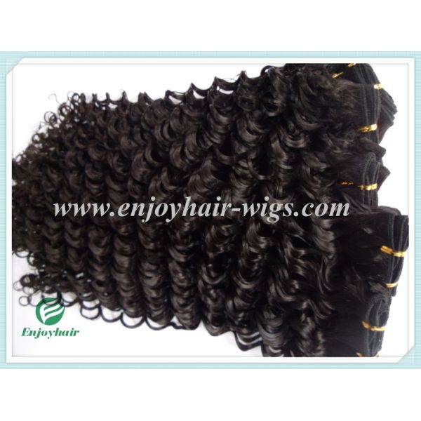 Malaysian 5A virgin remy hair weave ,natural color(can be dye) deep wave 10''-26''