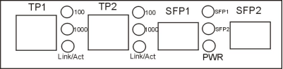Гигабитный коммерческий Ethernet-свич 4 портов Sfp оптоволоконный бесконтрольный DC5V