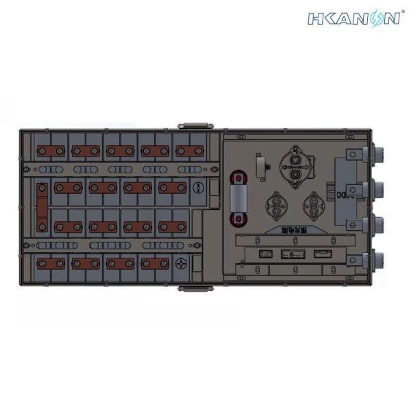15KW 30KWH EV Car Battery Pack , High Capacity Lithium Ion Battery With CANBUS BMS