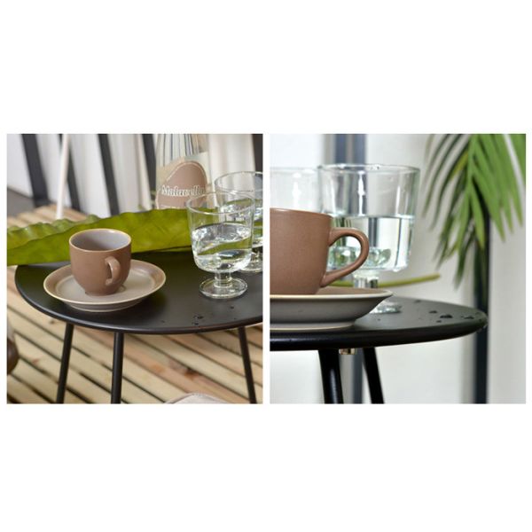 Kd Design 40x45cm Metal Round Coffee Tables Contemporary For Living Room