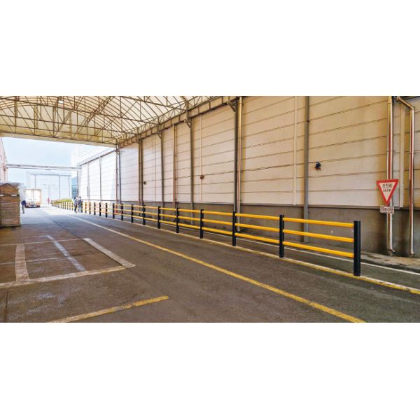 Flexible Pedestrian Barrier  Anti-Collision Guardrails Warehouse Safety Barrier Traffic Guardrails