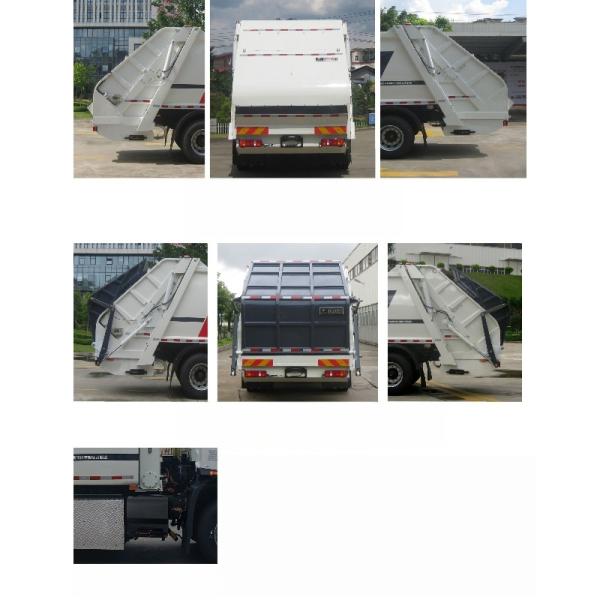 18Tons Pure Electric Waste Truck Refuse Compactor Vehicle With TZ370XS-LKM1103 Engine