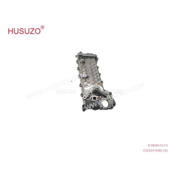 FCFG Isuzu Engine Parts Oil Cooler Assembly 8980853120 8973852011 8-98085312-0 8-97385201-1
