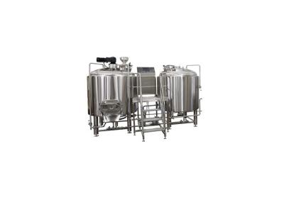 Steam Heating 100L Pilot Brewing Equipment With Glycol Cooling System ISO / CE