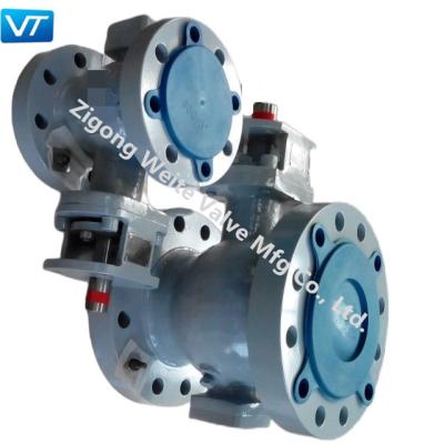Tipo válvula de bola DN 300 único Seat do entalhe do OEM API 6D V selado