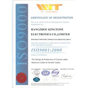KINGTONE ELECTRONICS CO.,LTD Certifications