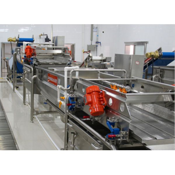 Pre - Cooking Vegetable Blanching Equipment , Vegetable Canning Equipment