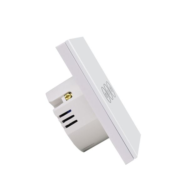 App Wireless Touch Light Switch , 3 Gang 3 Way Touch Wall Light 1800w 10A