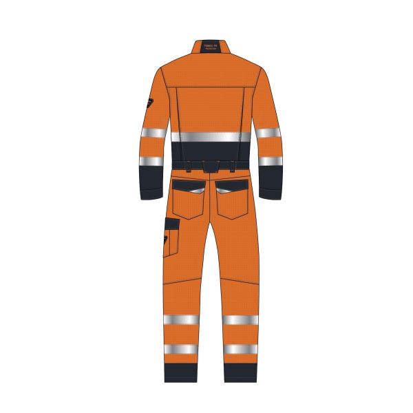 FR Anti Statics Arc Flash Resistant Work Overall Resistant To 50 Times Industrial Laundry