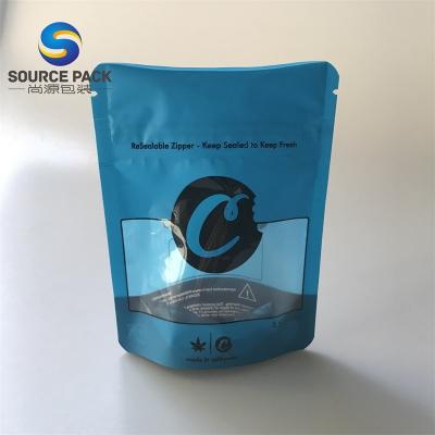 Customized Weed Bag Mylar Packaging Ziplock Stand Up Pouch